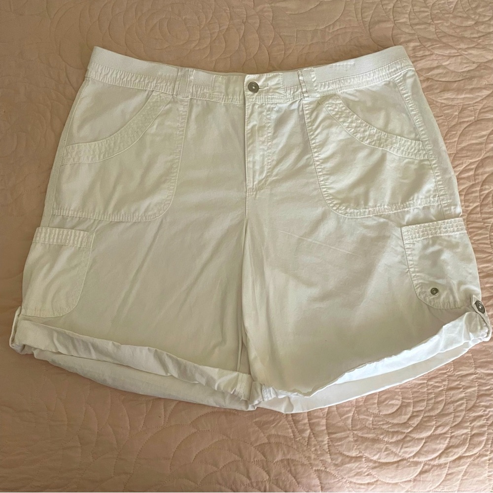 Women’s White Stag Cotton Shorts